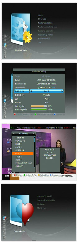 Dreamsky 8080 HD twin tuner SCREEN